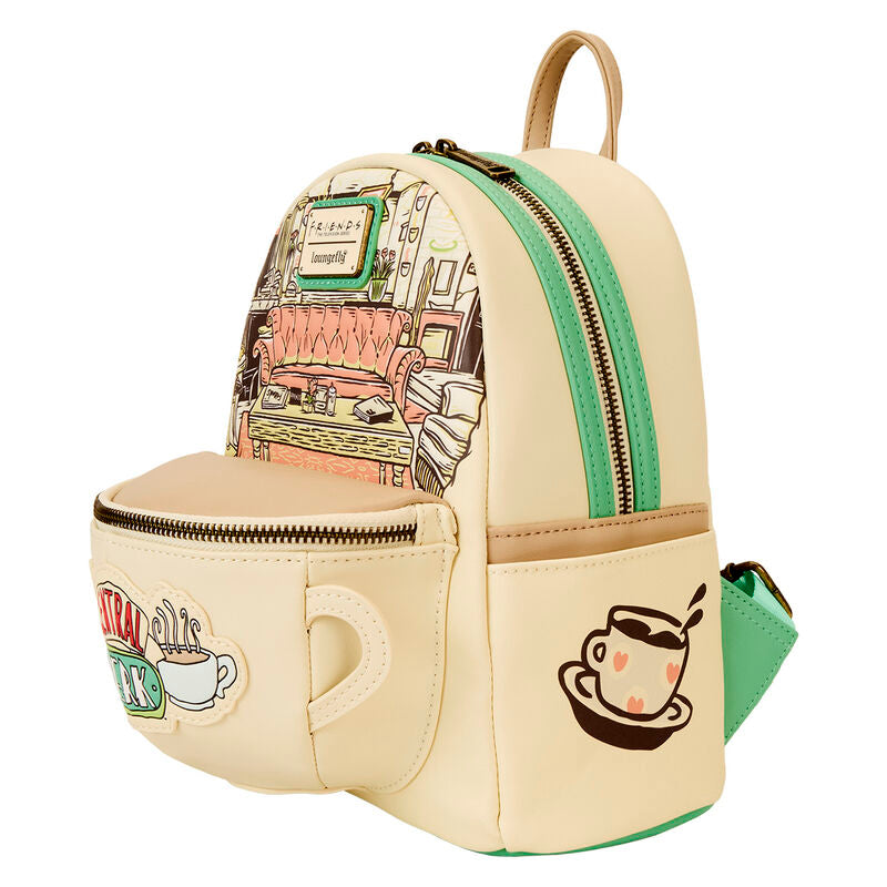 Imagen de Mochila Central Perk Friends Loungefly 26Cm parte de nuestra colección en Espadas y más, sitio oficial.