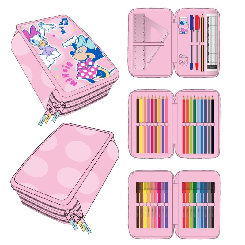 Imagen de Plumier Minnie Disney Triple 2 parte de nuestra colección en Espadas y más, sitio oficial.