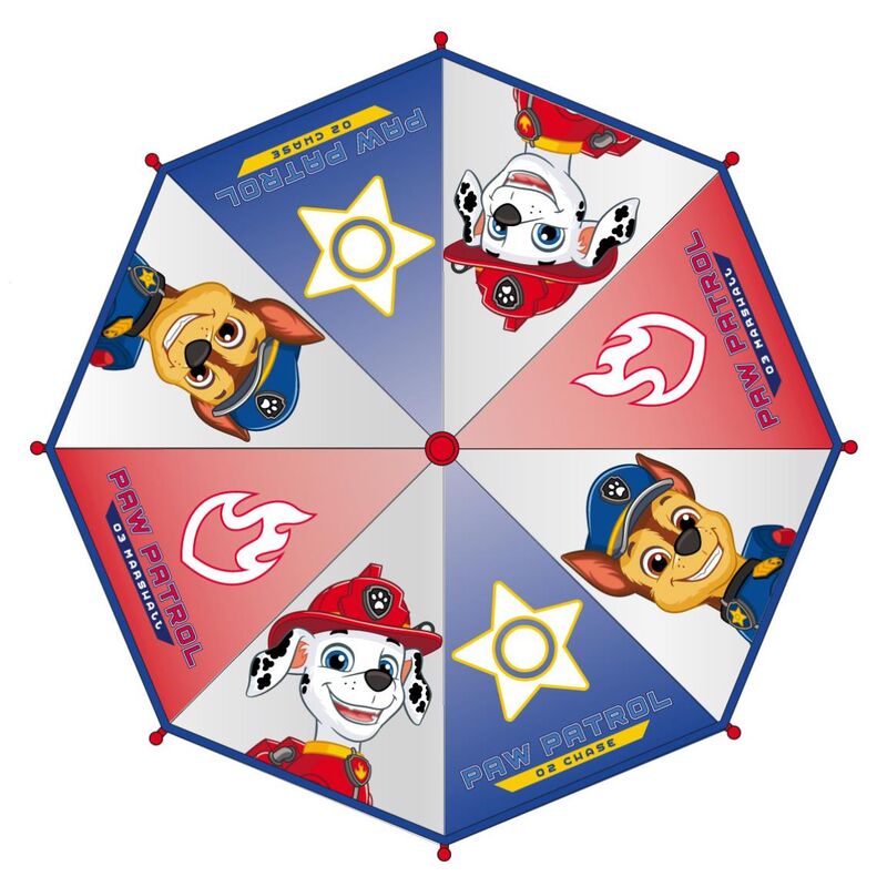 Imagen 1 - Paraguas Manual Burbuja Patrulla Canina Paw Patrol