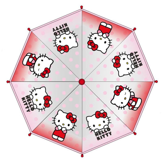 Imagen 1 - Paraguas Manual Burbuja Hello Kitty
