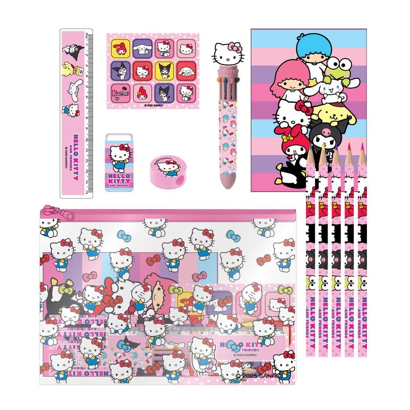 Imagen de Set Papeleria Hello Kitty 3 parte de nuestra colección en Espadas y más, sitio oficial.