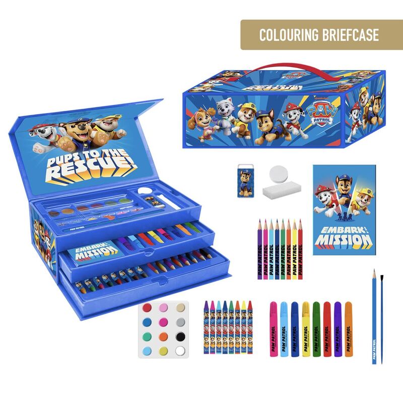 Imagen 1 - Maletin Papeleria Coloreable Patrulla Canina Paw Patrol