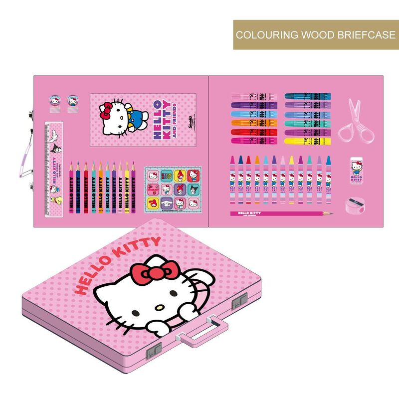 Imagen 1 - Maletin Coloreable Hello Kitty