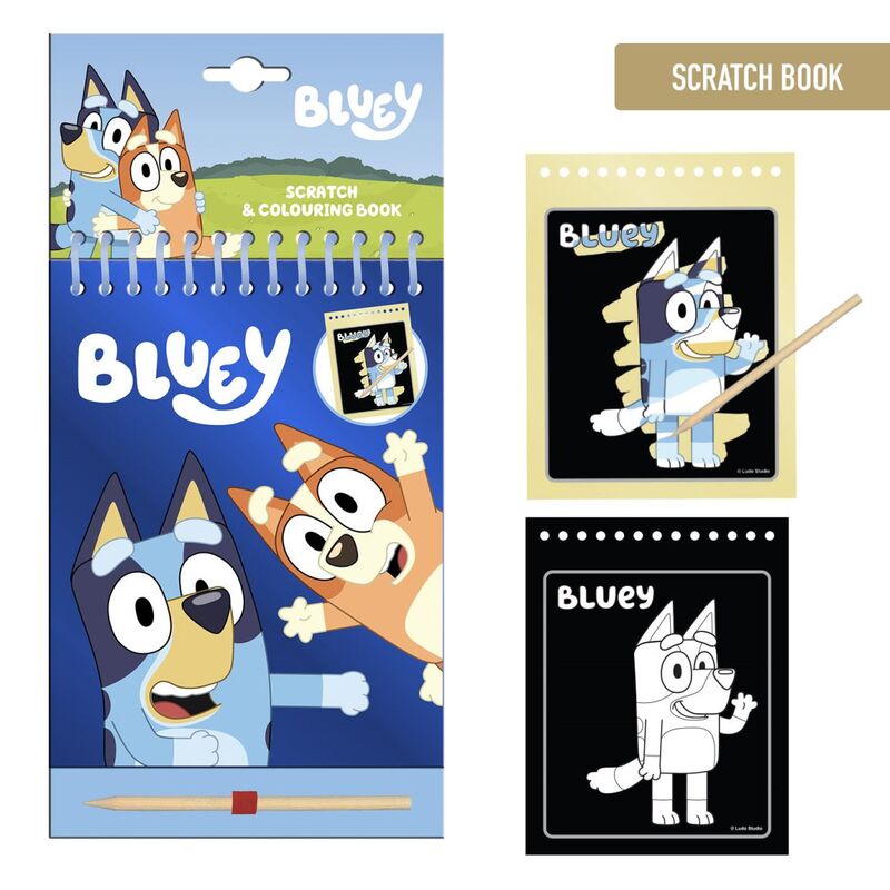 Imagen 1 - Set Papeleria Scratch Bluey