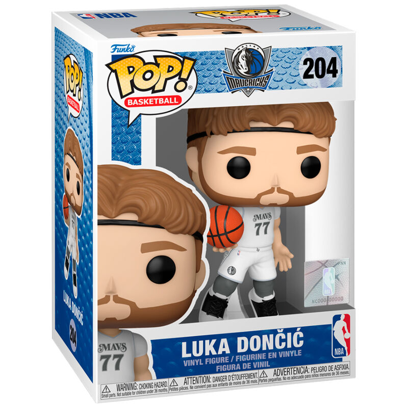 Imagen de Figura Pop Nba Dallas Mavericks Luka Doncic parte de nuestra colección en Espadas y más, sitio oficial.