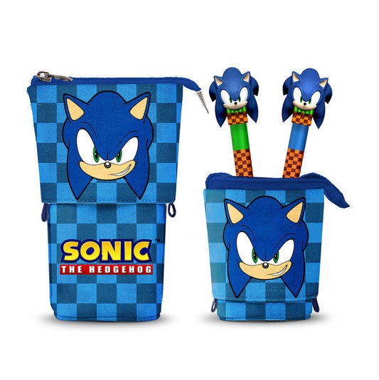 Imagen de Portatodo + Lapiz + Boligrafo Sonic The Hedgehog parte de nuestra colección en Espadas y más, sitio oficial.