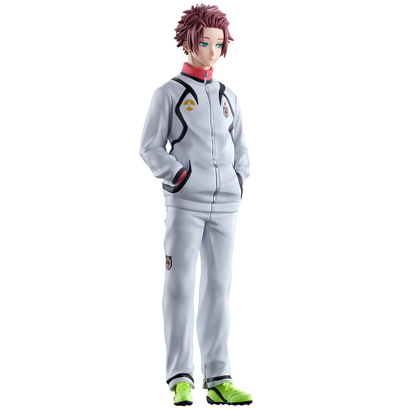 Imagen de Figura Ichibansho Sae Itoshi Preparedness For A Decisive Battle Bluelock 18Cm parte de nuestra colección en Espadas y más, sitio oficial.