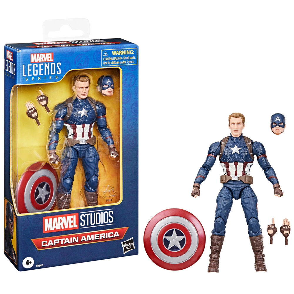 Imagen 6 - Figura Capitan America Vengadores Avengers: Endgame Marvel Legends Series 15Cm