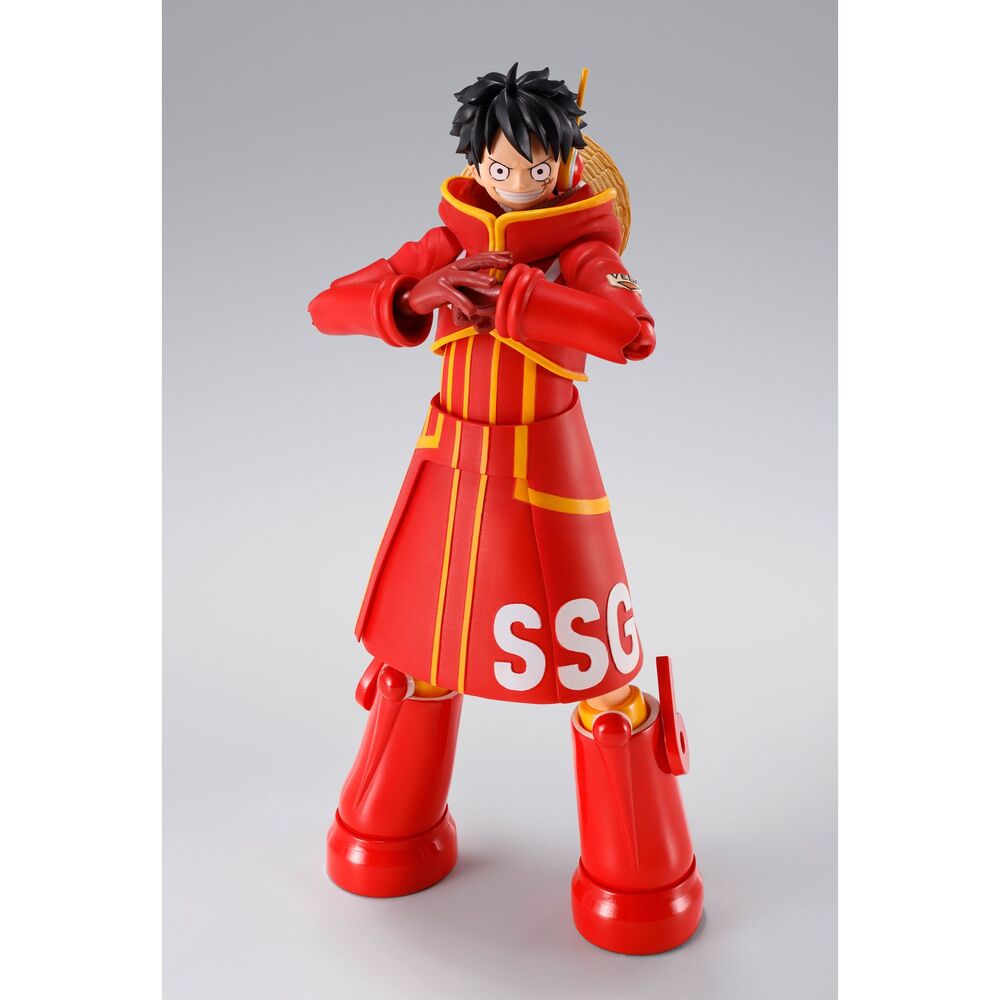 Imagen 1 - Figura S.h. Figuarts Monkey D Luffy Future Island Egghead One Piece 15Cm