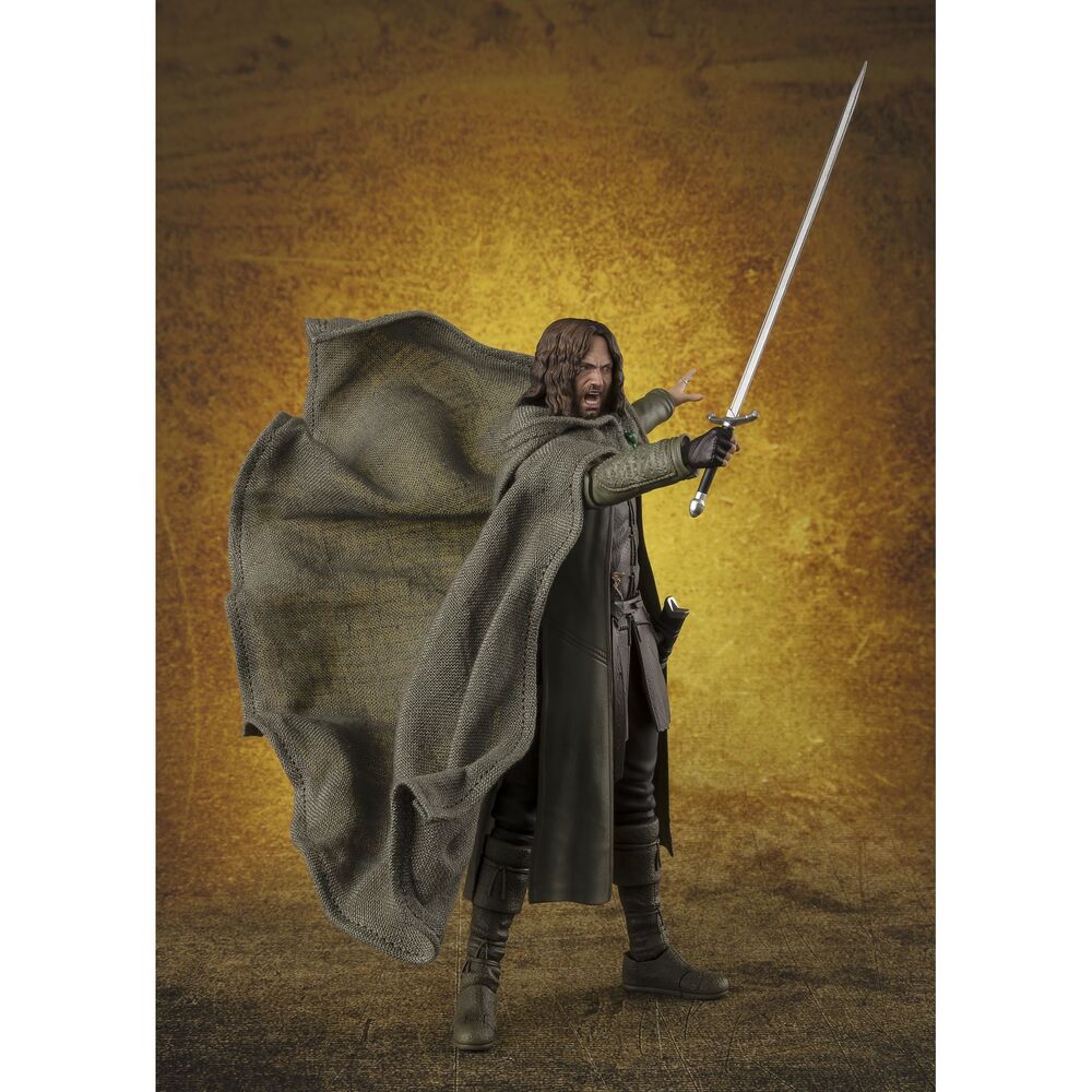 Imagen 2 - Figura S.h. Figuarts Aragon La Comunidad Del Anillo El Señor De Los Anillos 15Cm