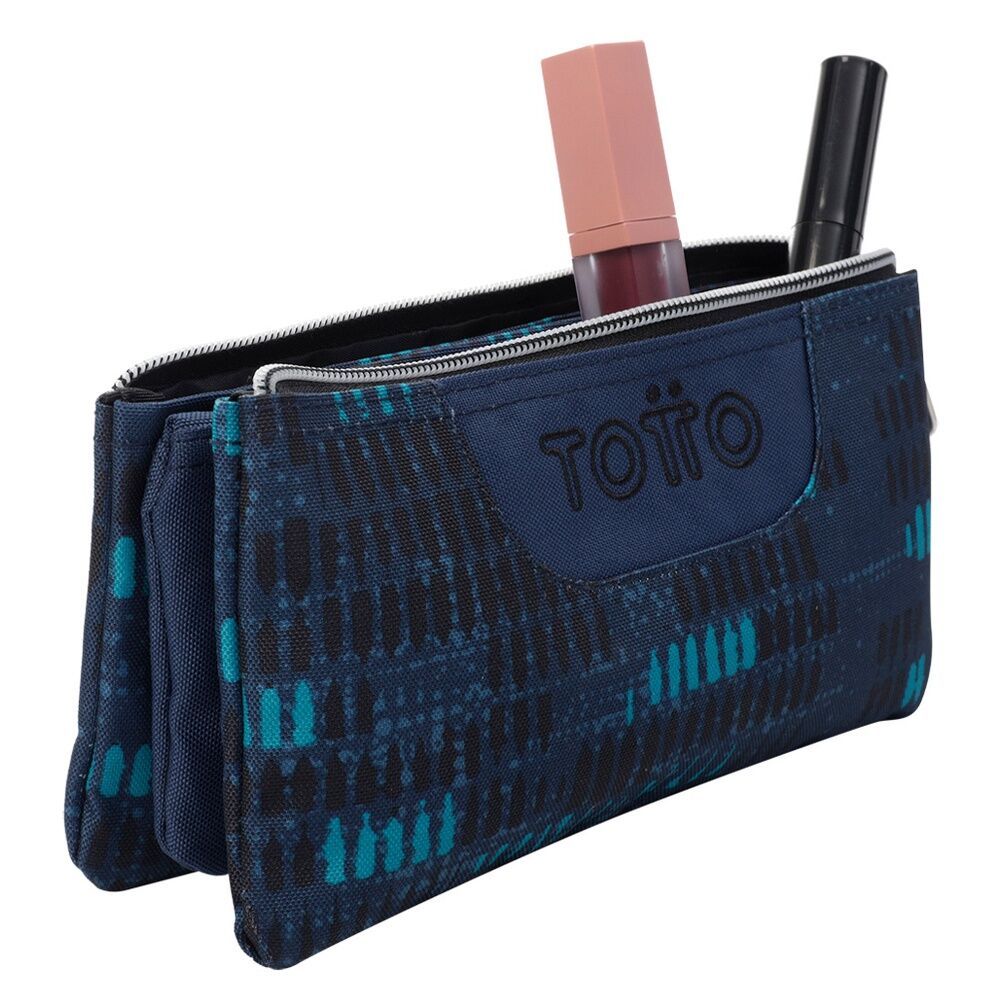 Imagen 4 - Portatodo Azul Jaspeado  Triple