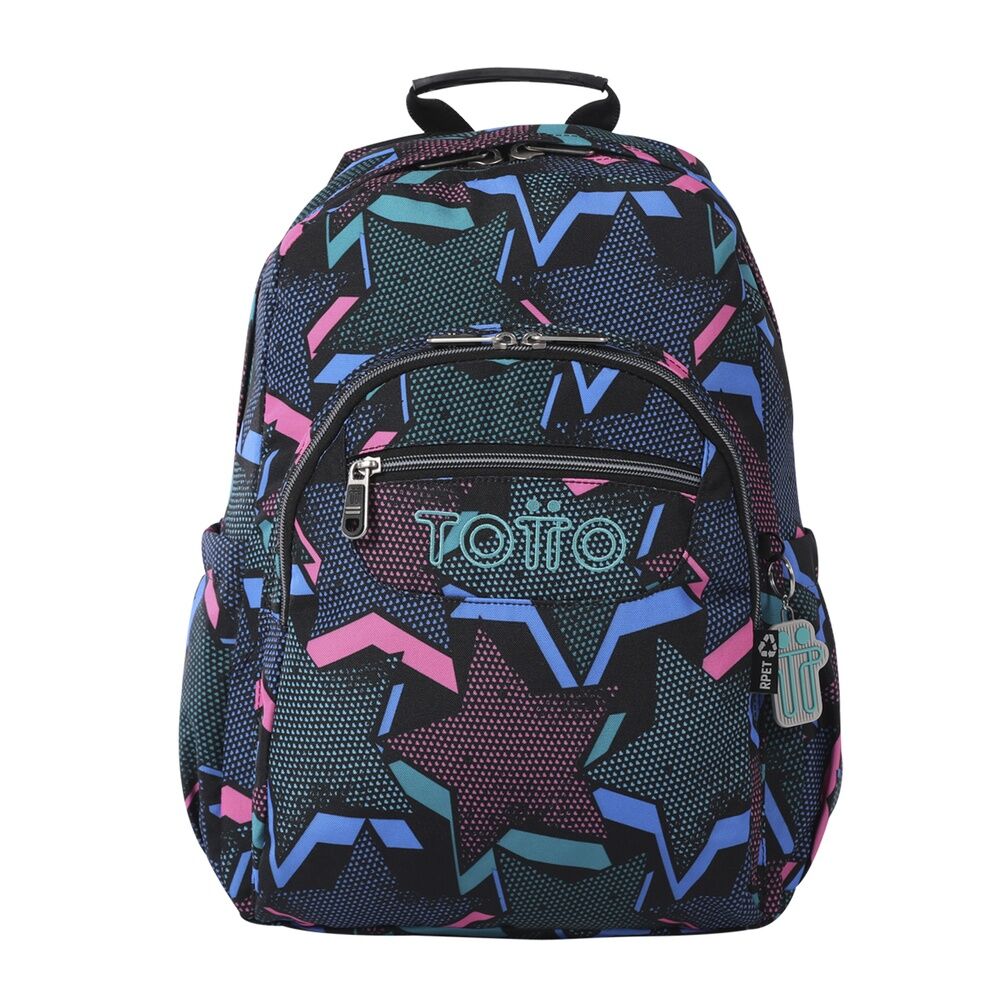 Imagen 1 - Mochila Lety Black Acuareles 44Cm