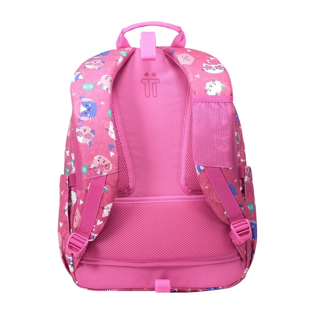 Imagen 3 - Mochila Fiesta Gatitos Acuareles 44Cm