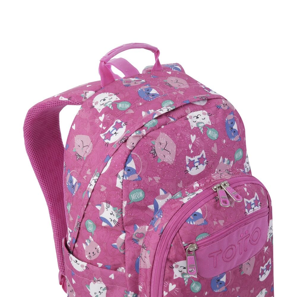 Imagen 4 - Mochila Fiesta Gatitos Acuareles 44Cm