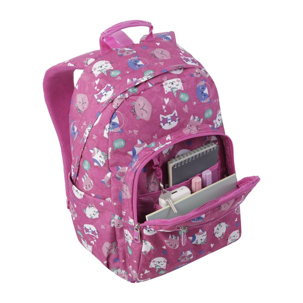 Imagen 8 - Mochila Fiesta Gatitos Acuareles 44Cm