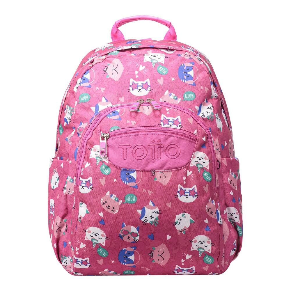 Imagen 1 - Mochila Fiesta Gatitos Acuareles 44Cm