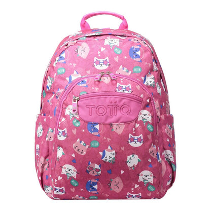 Imagen 1 - Mochila Fiesta Gatitos Acuareles 44Cm
