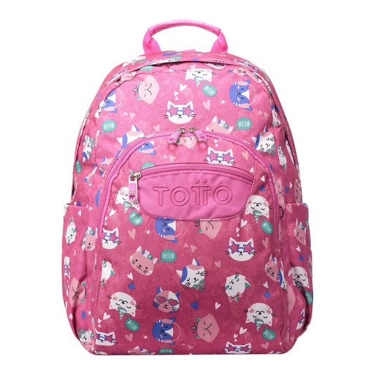 Imagen 1 - Mochila Fiesta Gatitos Acuareles 44Cm