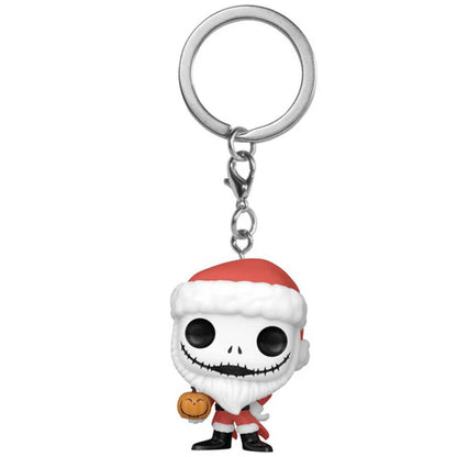 Imagen de Llavero Pocket Pop Disney Pesadilla Antes De Navidad Santa Jack Exclusive parte de nuestra colección en Espadas y más, sitio oficial.