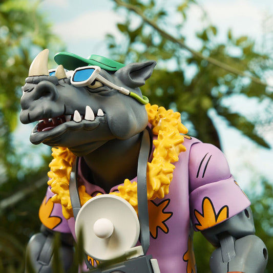 Imagen 2 - Blister 2 Figuras Vacation Bebop & Rocksteady Teenage Mutant Ninja Tortugas Ninja 18Cm