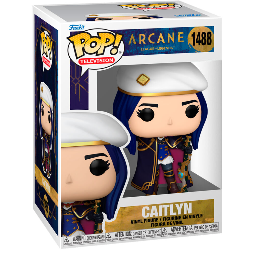 Imagen 1 - Figura Pop League Of Legends Pop Arcane Caitlyn