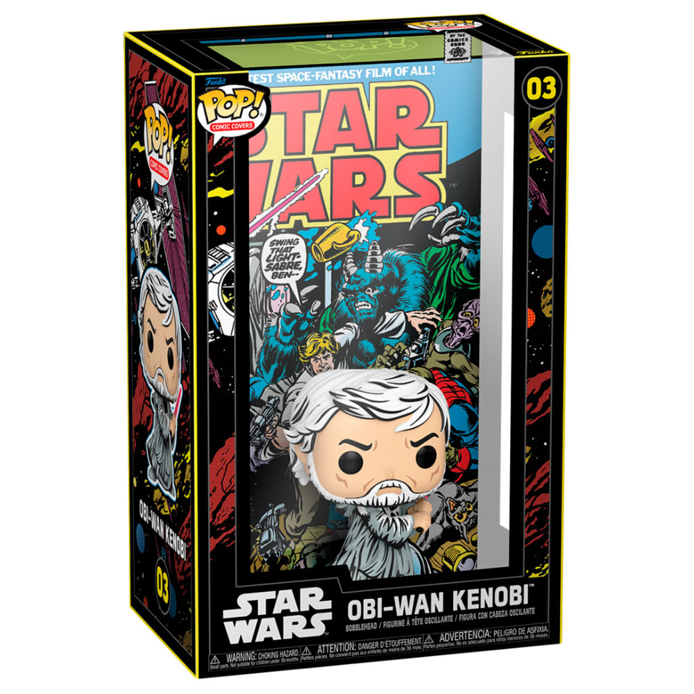 Imagen de Figura Pop Comic Cover Star Wars Obi-wan Kenobi parte de nuestra colección en Espadas y más, sitio oficial.
