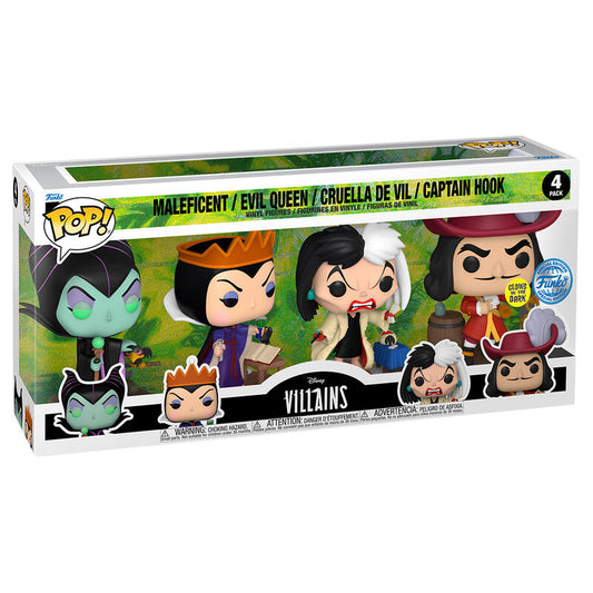 Imagen 1 - Blister 4 Figuras Pop Disney Villanas
