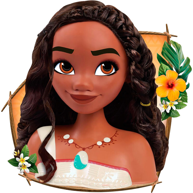 Imagen 2 - Busto Peinados Vaiana Moana 2 Disney