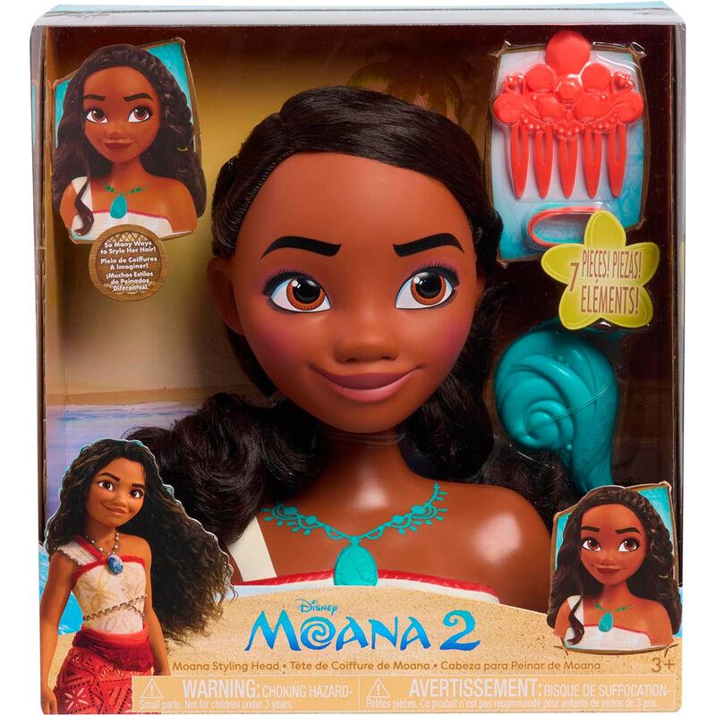 Imagen 4 - Busto Peinados Vaiana Moana 2 Disney