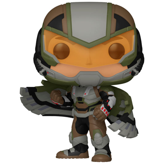 Imagen de Figura Pop Marvel Capitan America Brave New World Falcon parte de nuestra colección en Espadas y más, sitio oficial.