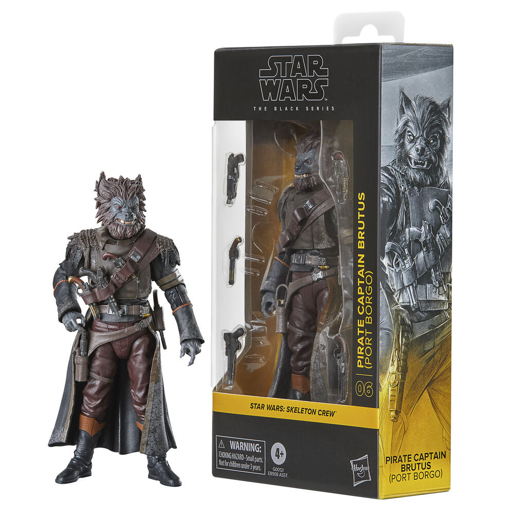 Imagen 2 - Figura Pirate Captain Brutus Port Borgo Skeleton Crew Star Wars 15Cm