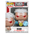 Imagen de Figura Pop Fullmetal Alchemist Brotherhood Scar Exclusive parte de nuestra colección en Espadas y más, sitio oficial.