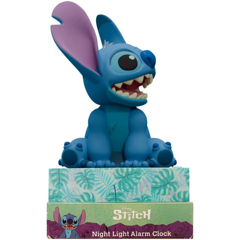 Imagen 1 - Lampara 3D Con Despertador Stitch Disney