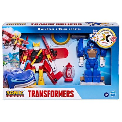 Imagen de Figuras Wingtail & Blue Booster Sonic The Hedgehog Transformers 12,7Cm parte de nuestra colección en Espadas y más, sitio oficial.