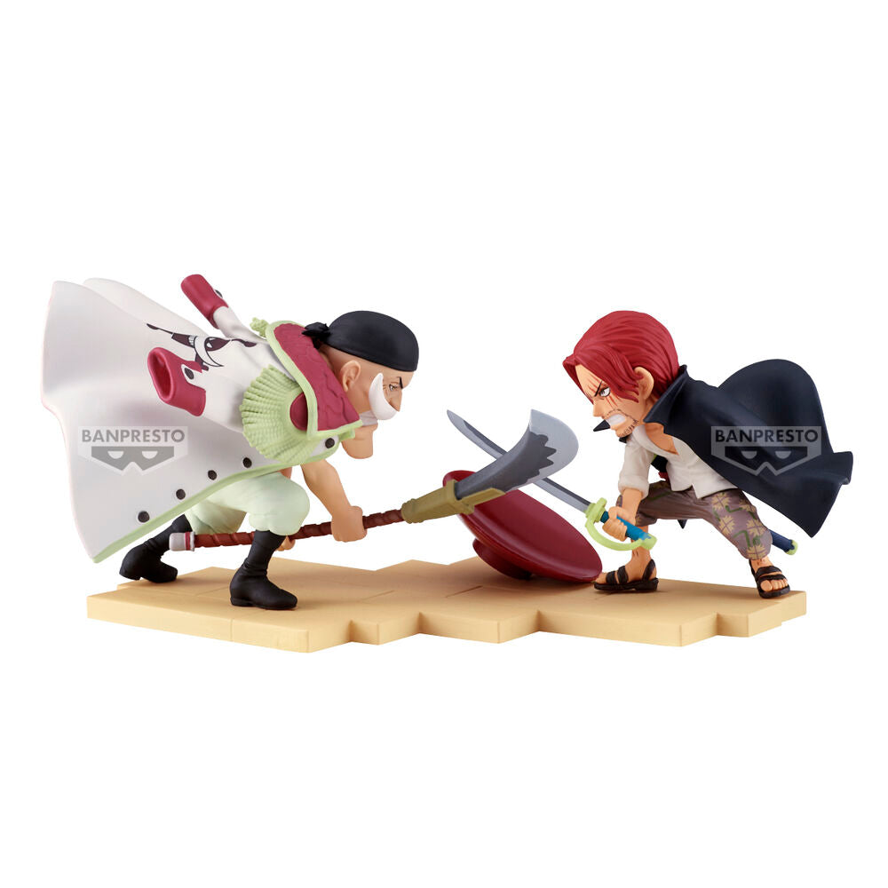 Imagen de Figura Edward Newgate Vs. Shanks World Collectable Log Stories One Piece 13Cm parte de nuestra colección en Espadas y más, sitio oficial.