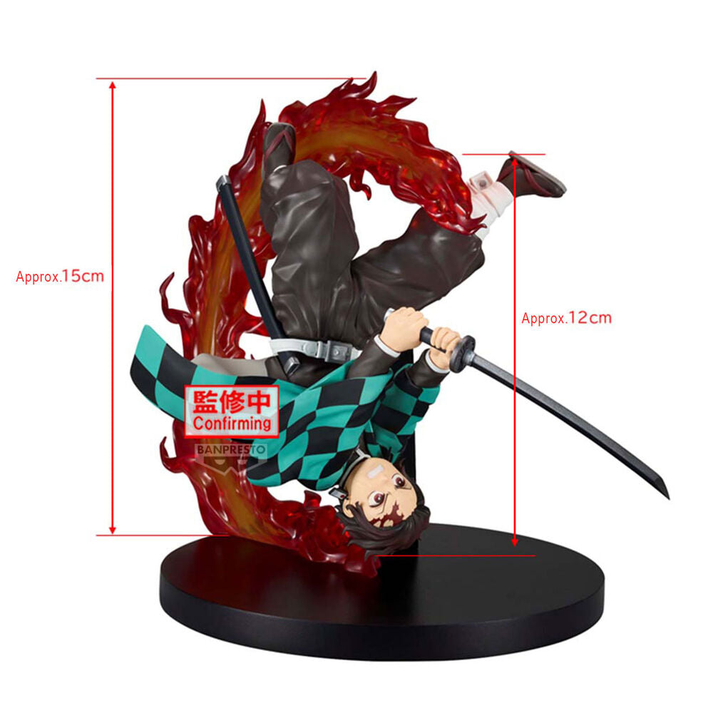 Imagen 1 - Figura Tanjiro Kamado Vibration Stars Demon Slayer Kimetsu No Yaiba 15Cm