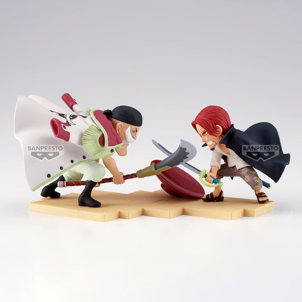 Imagen de Figura Edward Newgate Vs. Shanks World Collectable Log Stories One Piece 13Cm parte de nuestra colección en Espadas y más, sitio oficial.