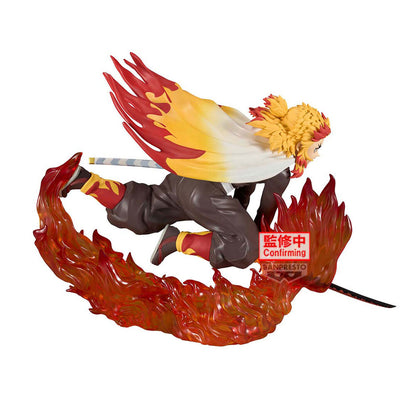 Imagen 2 - Figura Kyojuro Rengoku Vibration Stars Demon Slayer Kimetsu No Yaiba 14Cm