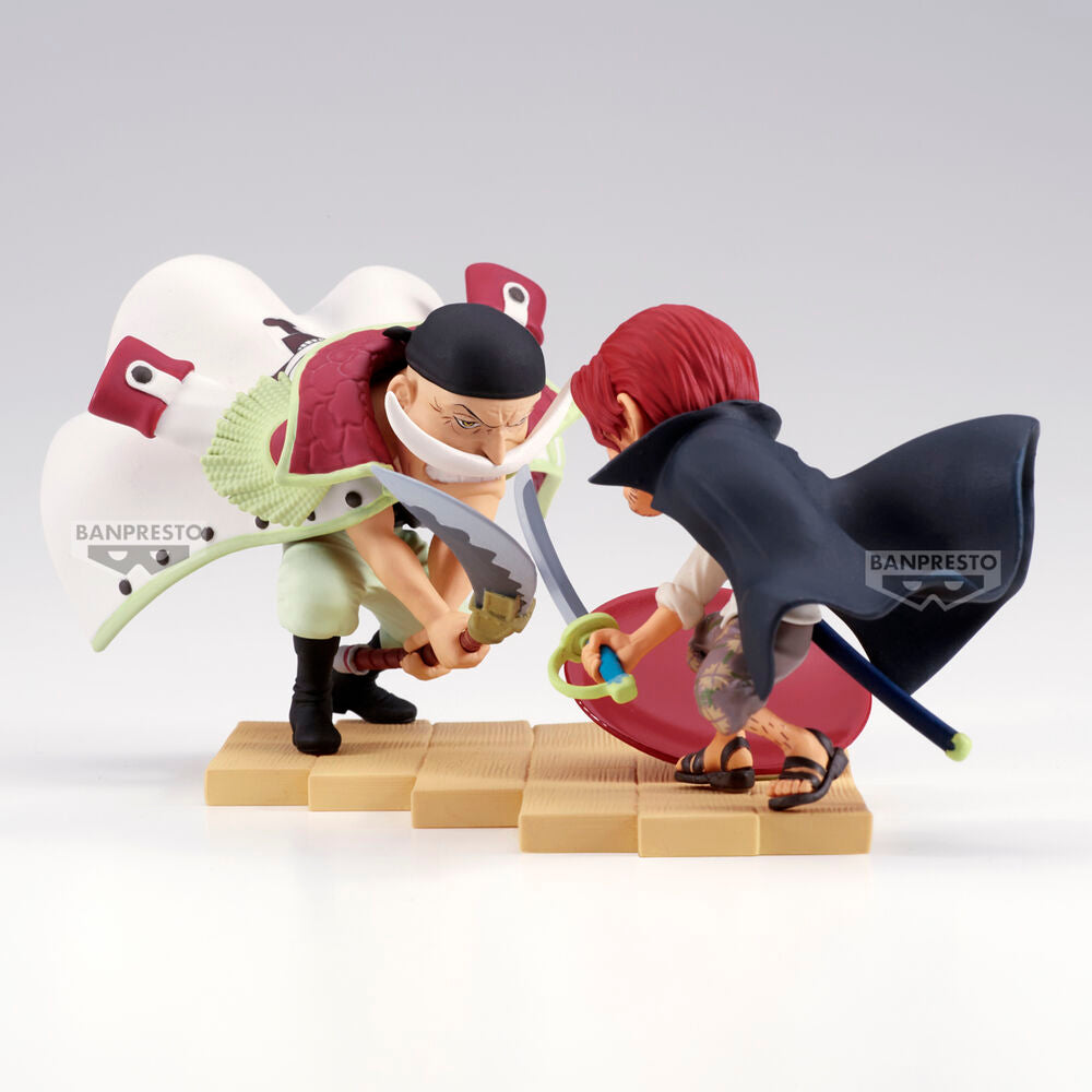 Imagen de Figura Edward Newgate Vs. Shanks World Collectable Log Stories One Piece 13Cm parte de nuestra colección en Espadas y más, sitio oficial.