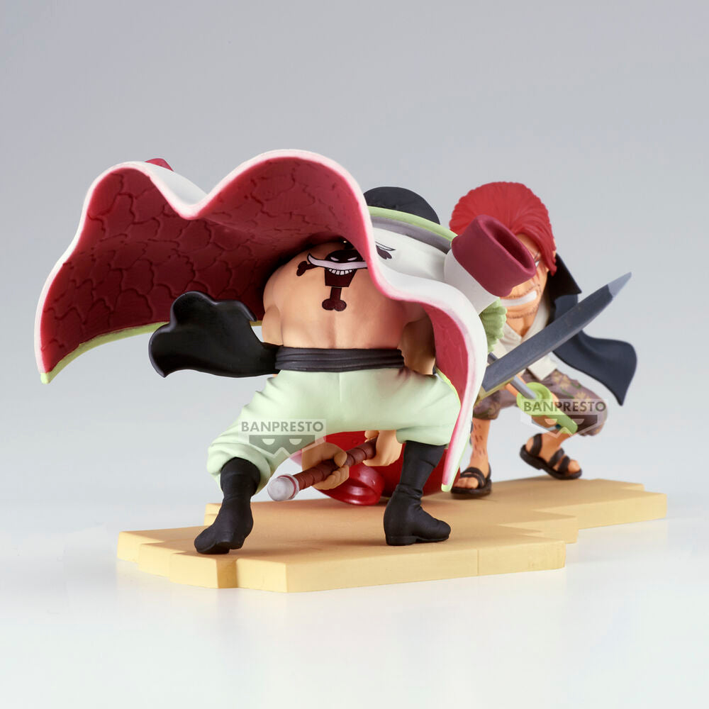 Imagen de Figura Edward Newgate Vs. Shanks World Collectable Log Stories One Piece 13Cm parte de nuestra colección en Espadas y más, sitio oficial.