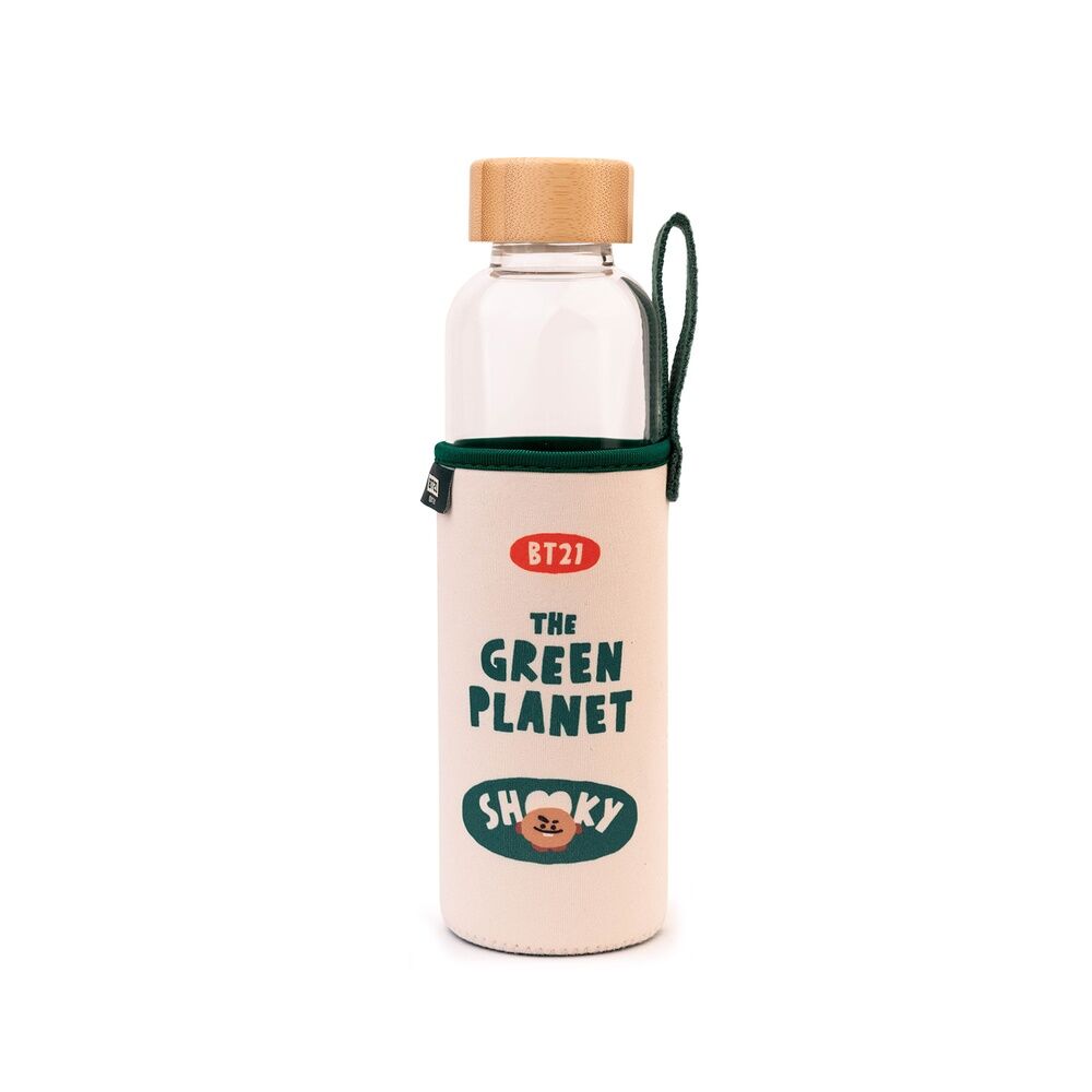Imagen de Botella Cristal Shooky Bt21 parte de nuestra colección en Espadas y más, sitio oficial.