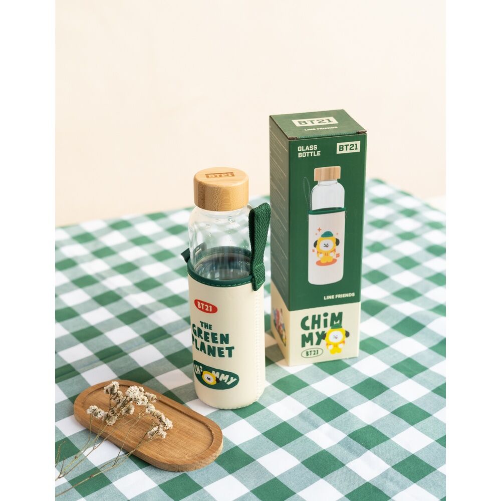 Imagen de Botella Cristal Chimmy Bt21 parte de nuestra colección en Espadas y más, sitio oficial.