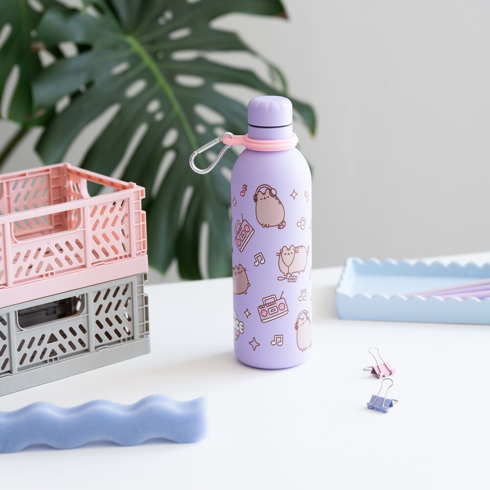 Imagen de Botella Acero Inoxidable Moments Pusheen 500Ml parte de nuestra colección en Espadas y más, sitio oficial.