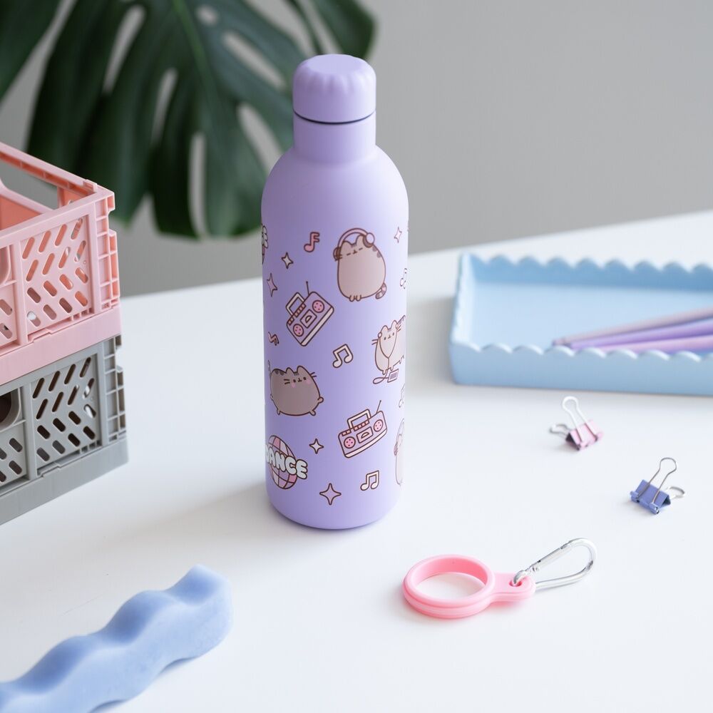 Imagen de Botella Acero Inoxidable Moments Pusheen 500Ml parte de nuestra colección en Espadas y más, sitio oficial.
