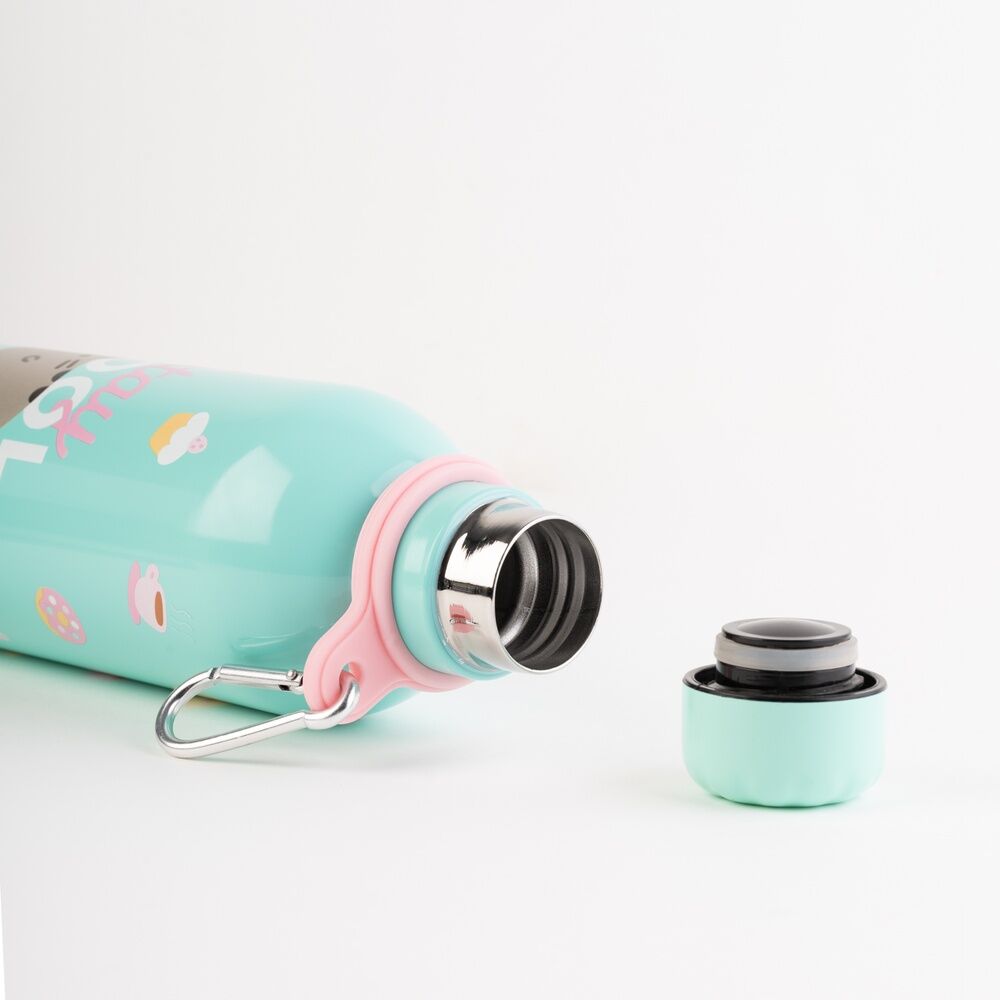 Imagen de Botella Acero Inoxidable Foodie Pusheen 500Ml parte de nuestra colección en Espadas y más, sitio oficial.