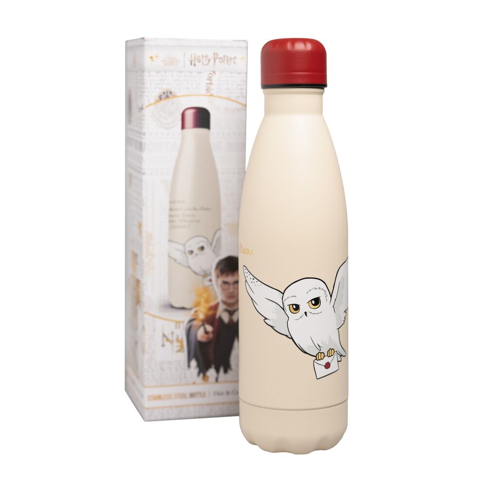 Imagen de Botella Acero Inoxidable Hedwig Harry Potter 500Ml parte de nuestra colección en Espadas y más, sitio oficial.