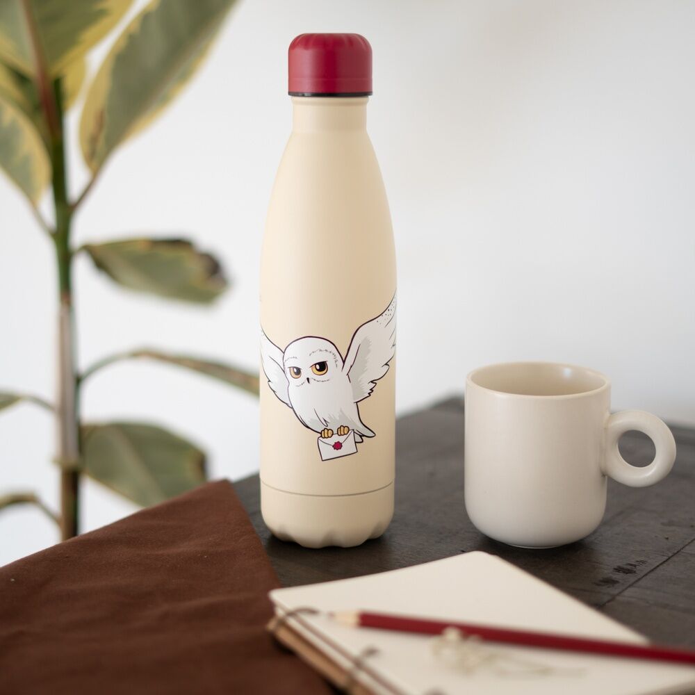 Imagen de Botella Acero Inoxidable Hedwig Harry Potter 500Ml parte de nuestra colección en Espadas y más, sitio oficial.