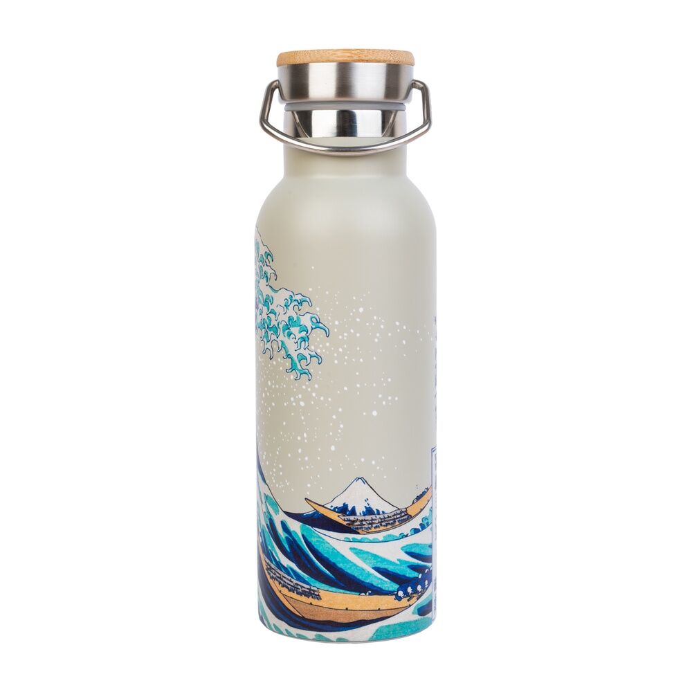 Imagen de Botella Acero Inoxidable La Gran Ola De Kanagawa Hokusai 500Ml parte de nuestra colección en Espadas y más, sitio oficial.