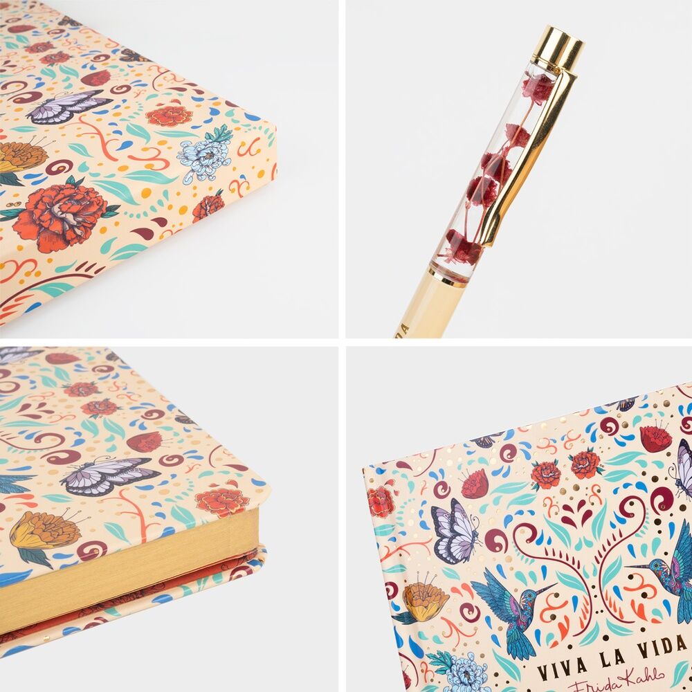 Imagen 4 - Set Cuaderno A5 + Boligrafo Frida Kahlo