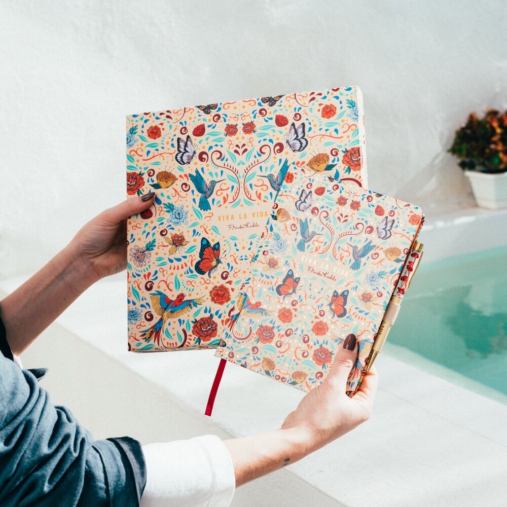 Imagen 5 - Set Cuaderno A5 + Boligrafo Frida Kahlo